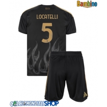 Maglie da calcio Juventus Manuel Locatelli #5 Terza Maglia Bambino 2026-27 Manica Corta + Pantaloni corti)